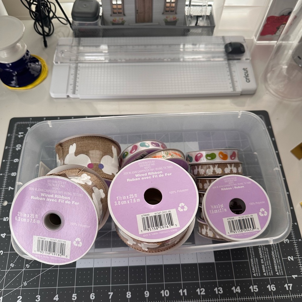 Easter Bunny and Egg Ribbon Set - Picture 2 of 3